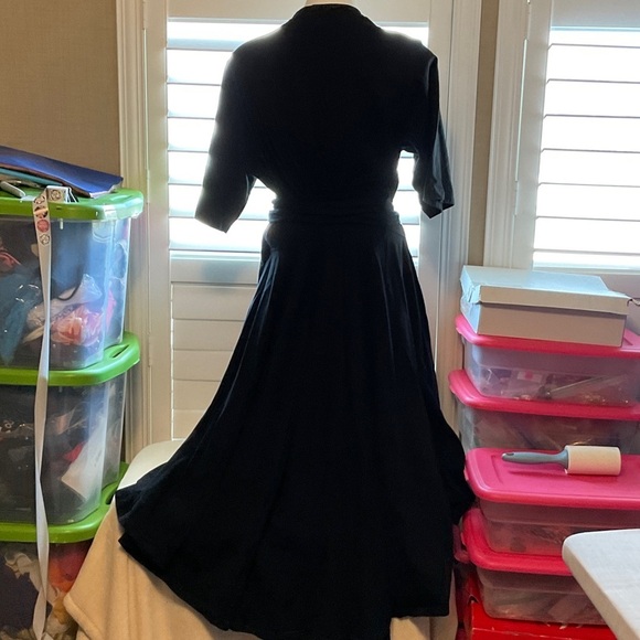 Chic Black Long Sleeve Dress - Picture 5 of 9